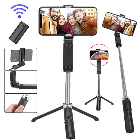 selfie tripod remote|More.